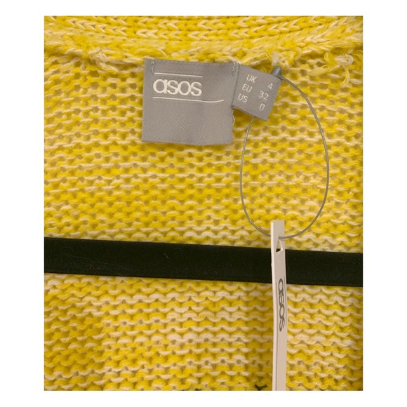 ASOS Cardigan DESIGN premium fringe cardigan NEW WITH TAGS Size 0 - Picture 6 of 11